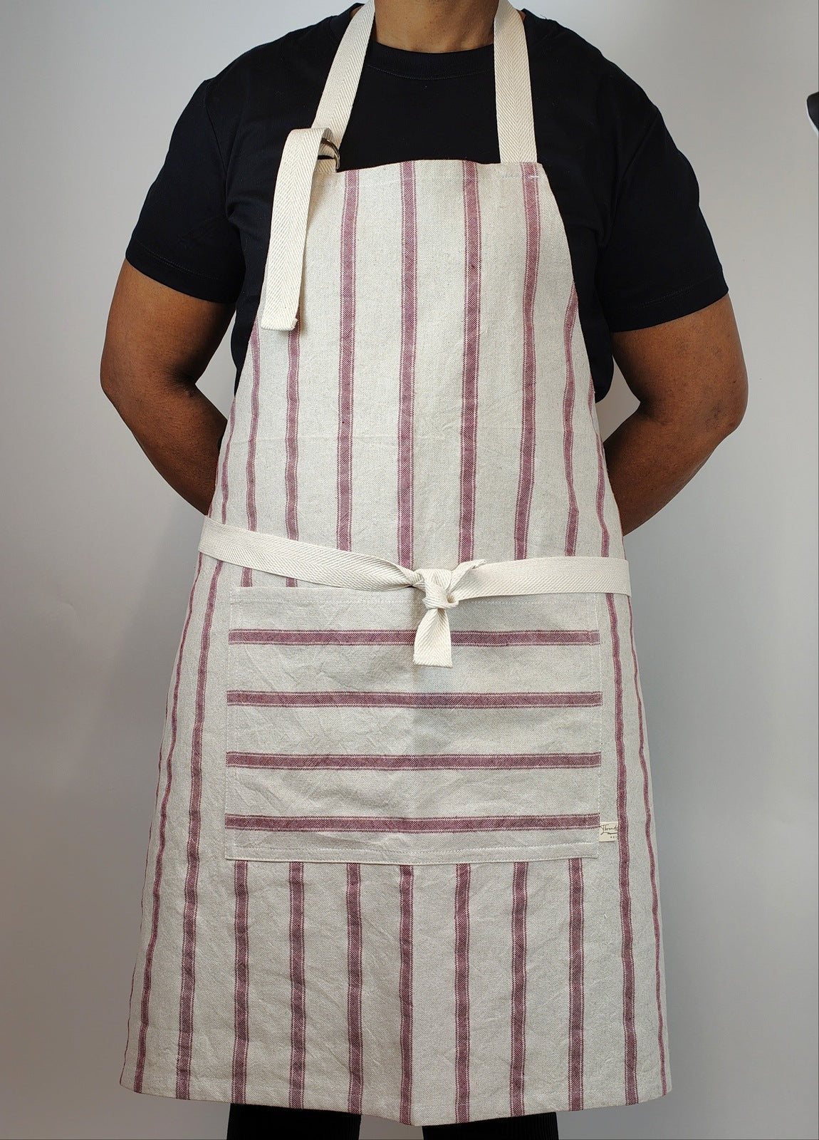 Apron – Classic Collection Red Multi Stripe