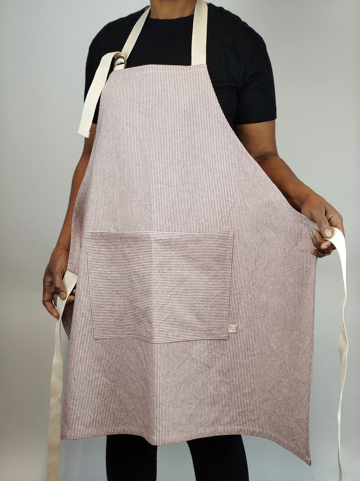 Apron – Classic Collection Red Thin Stripe