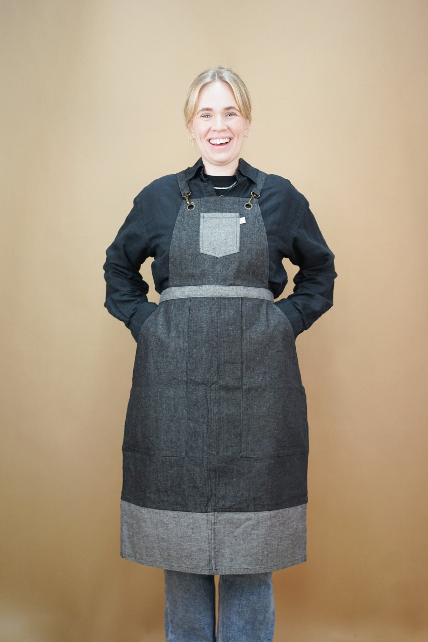 Apron - Denim Collection with 2 large pockets