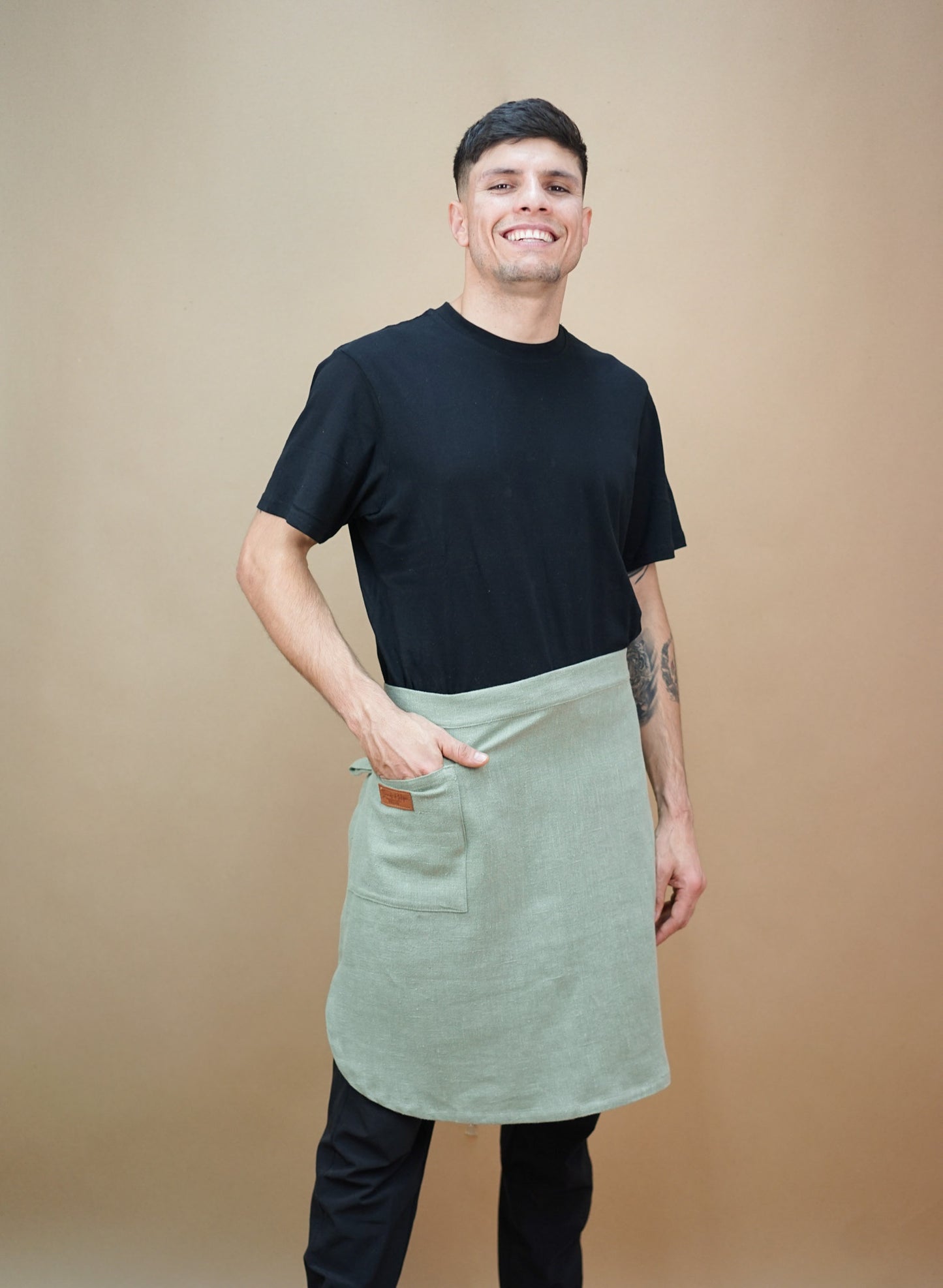 Apron - Psyrri Linen collection, short