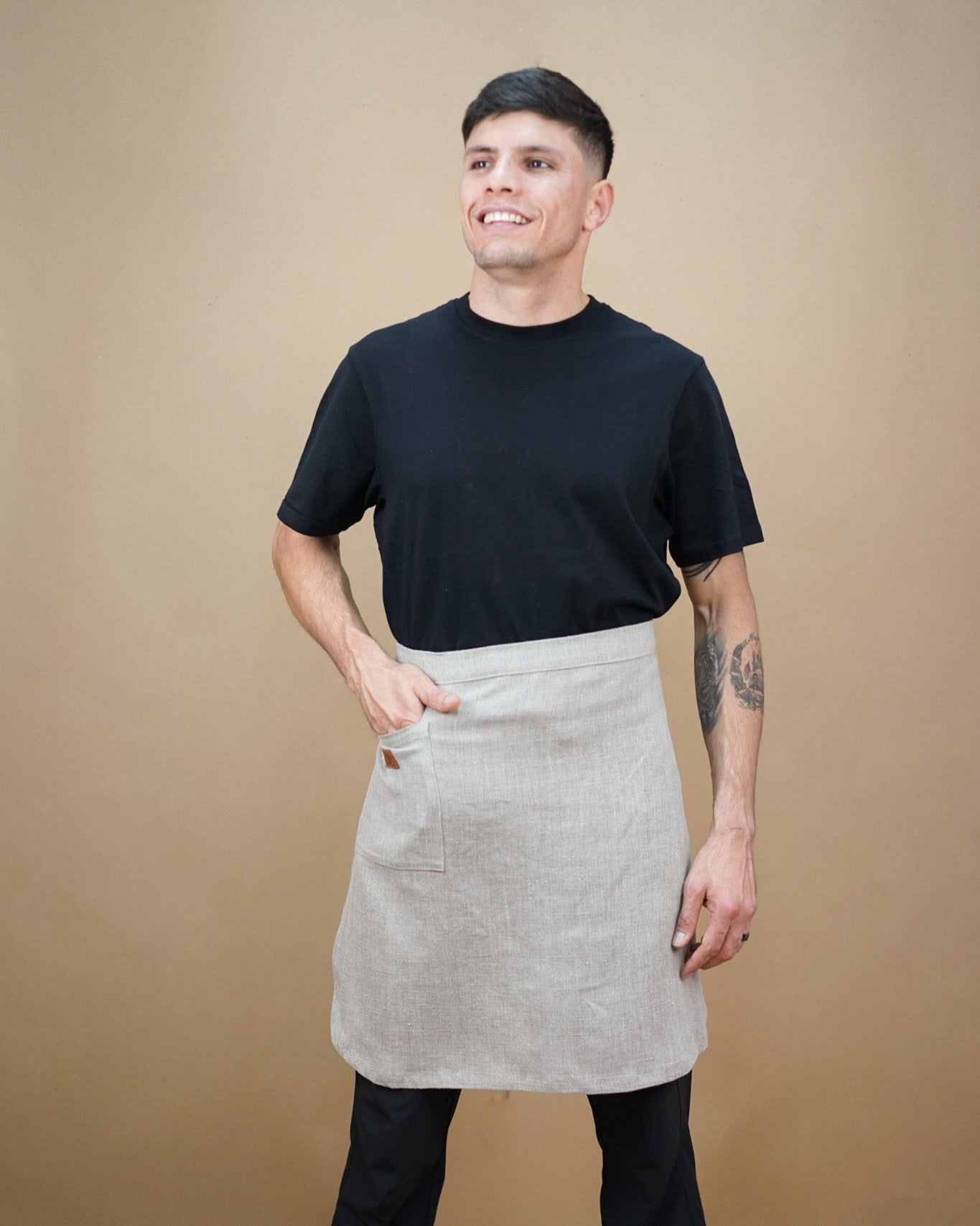 Apron - Psyrri Linen collection, short