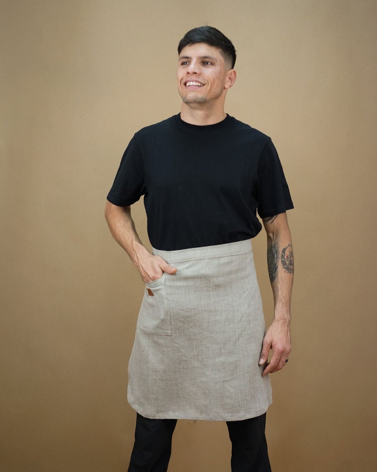 Apron - Psyrri Linen collection, short