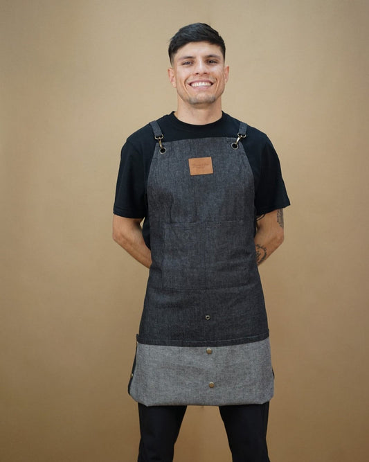 Apron - Denim Collection with fold up pocket