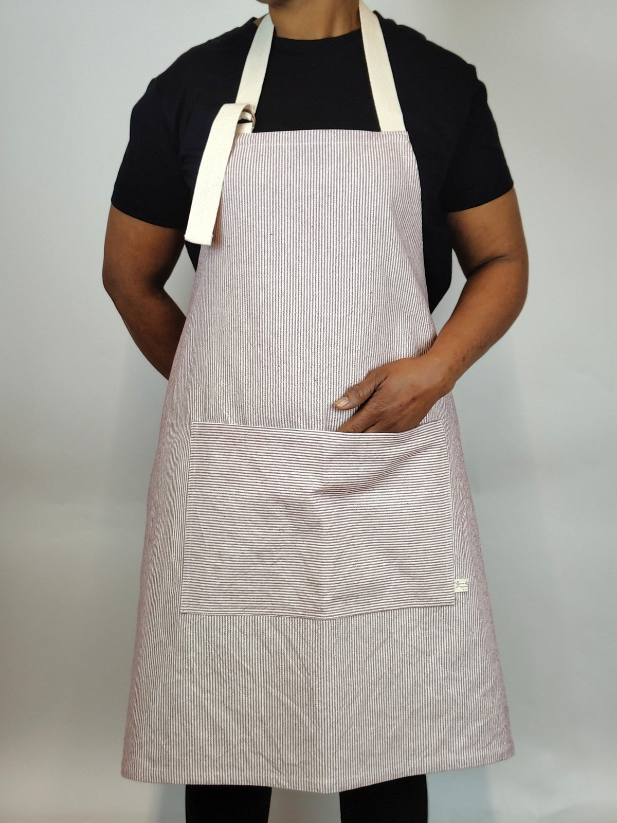 Apron – Classic Collection Red Thin Stripe