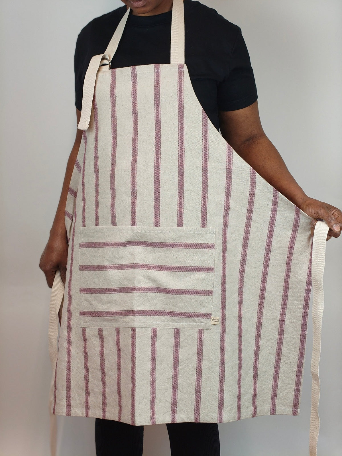 Apron – Classic Collection Red Multi Stripe