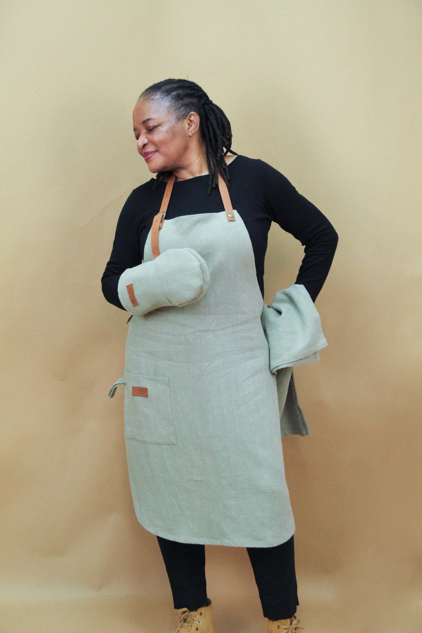 Apron- Psirri Linen collection Apron