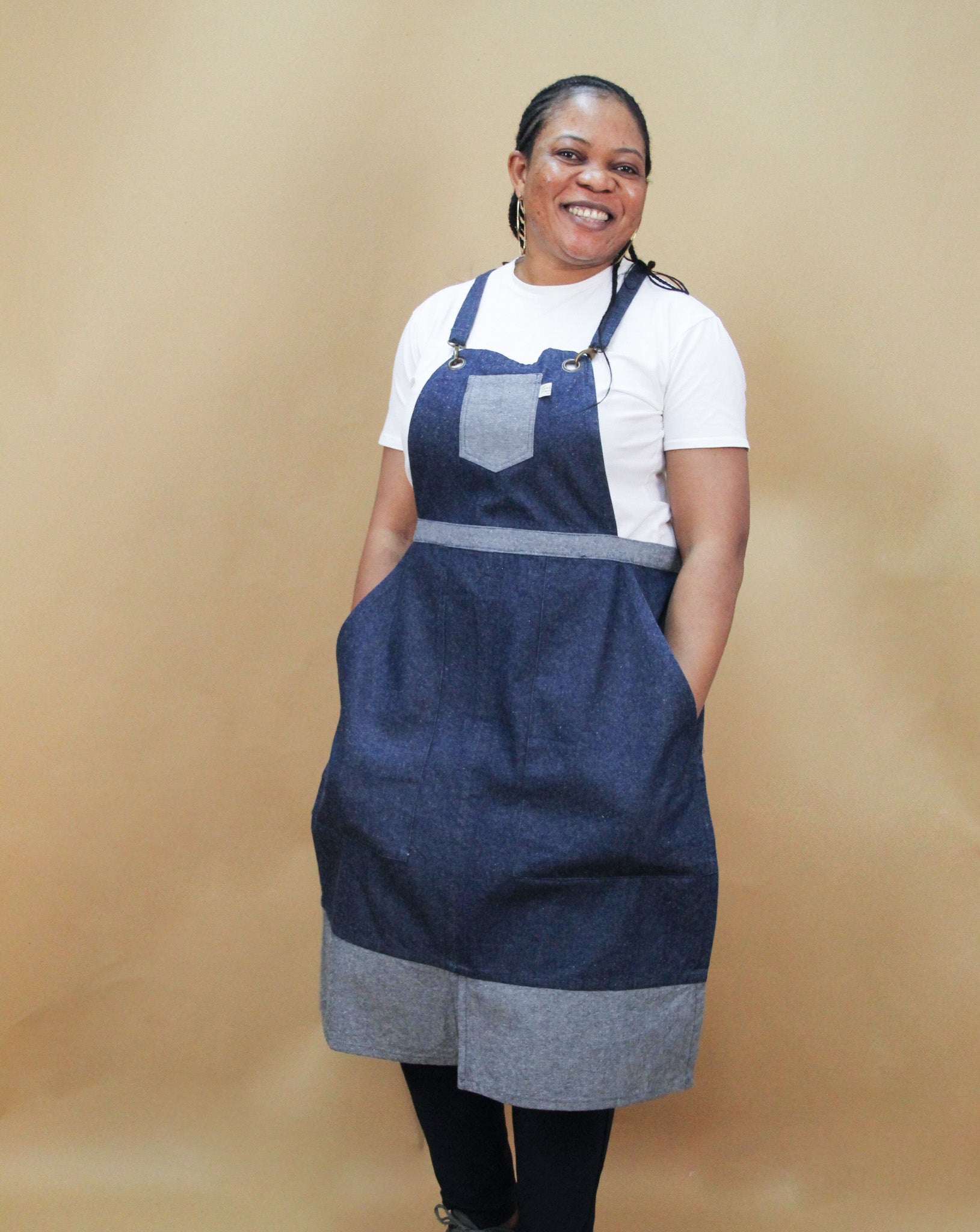 Apron - Denim Collection with 2 large pockets