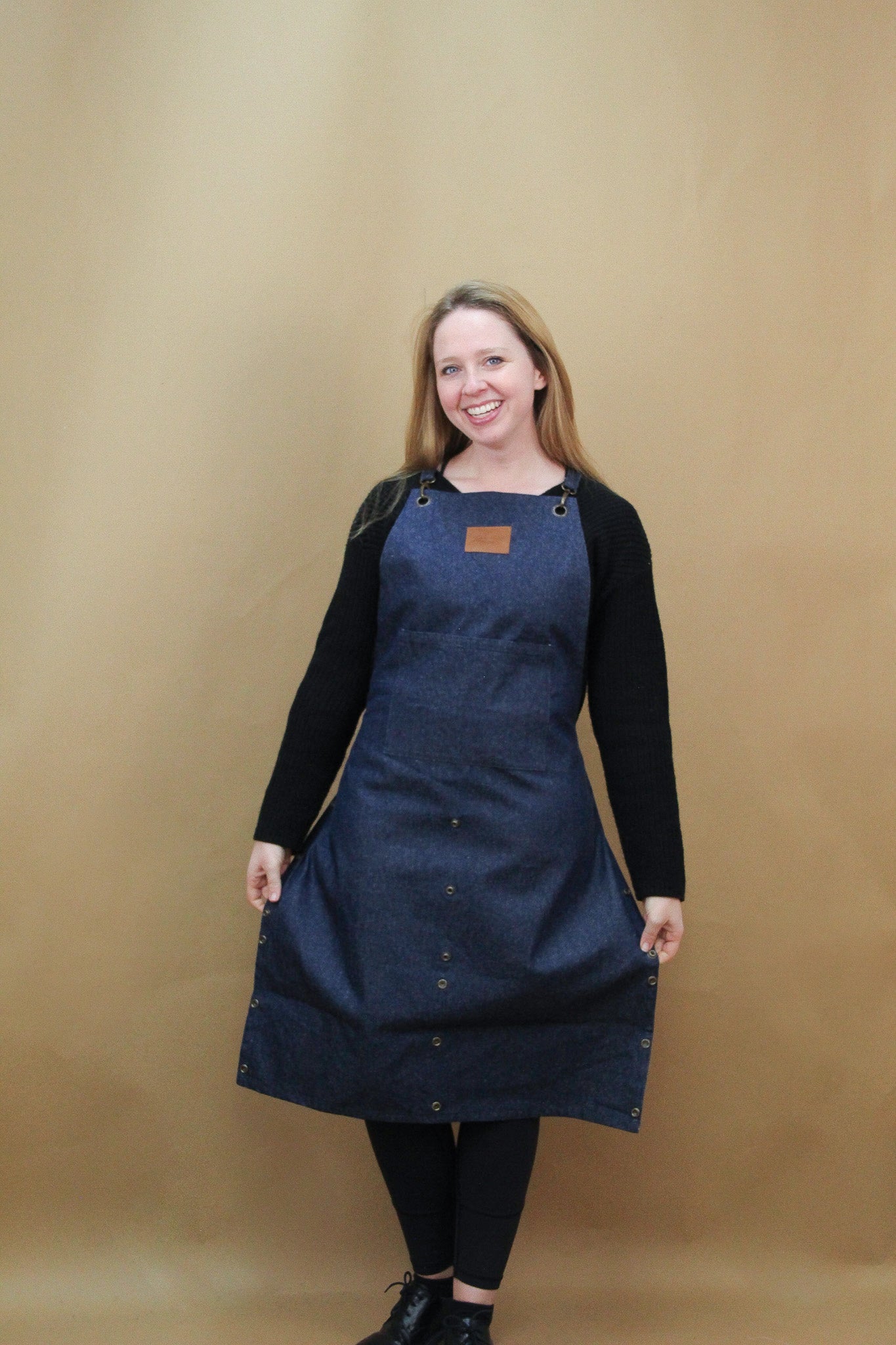 Apron - Denim Collection with fold up pocket