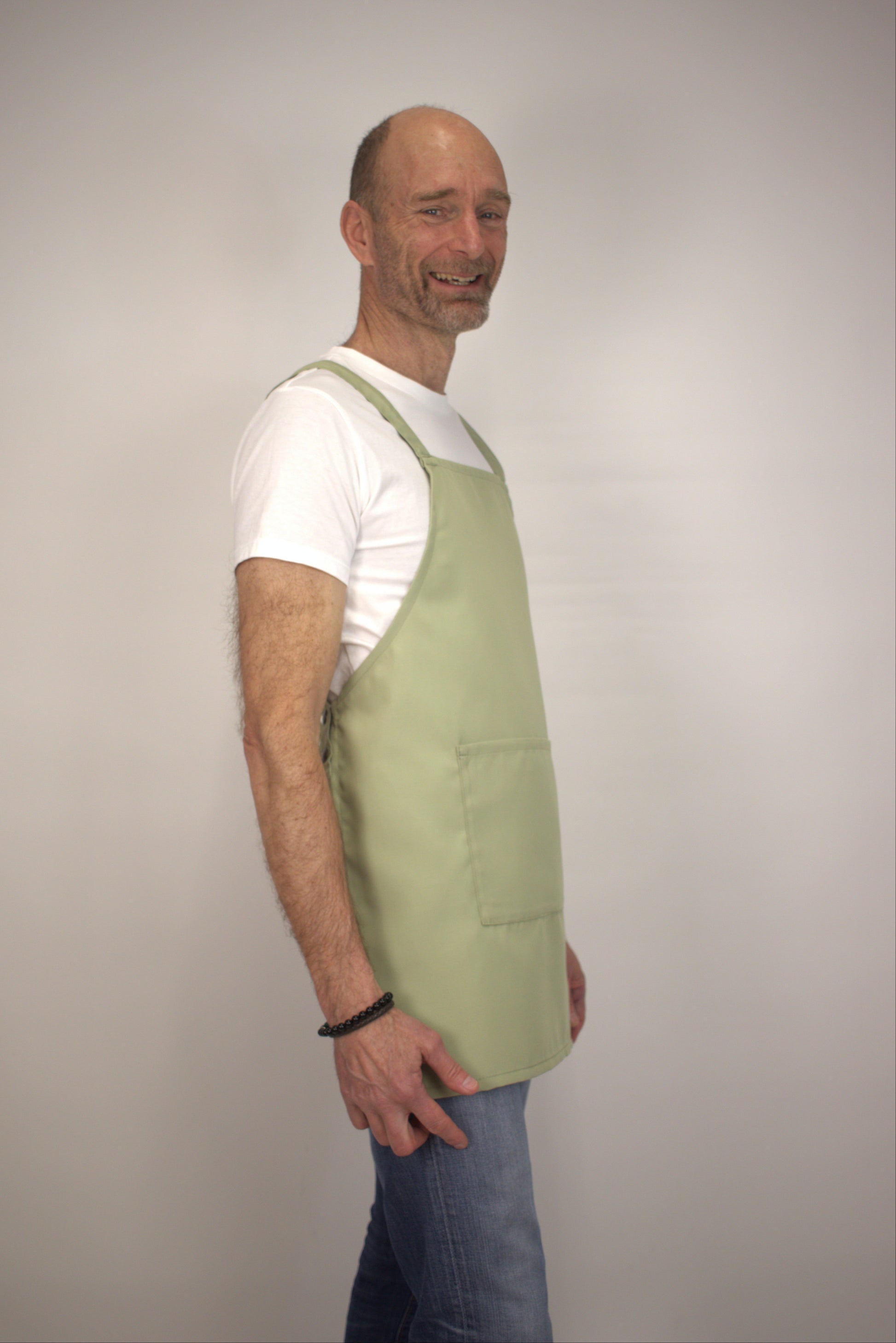 Apron With Snap Buttons