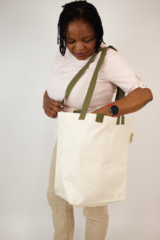 Cotton Canvas Tote Bag