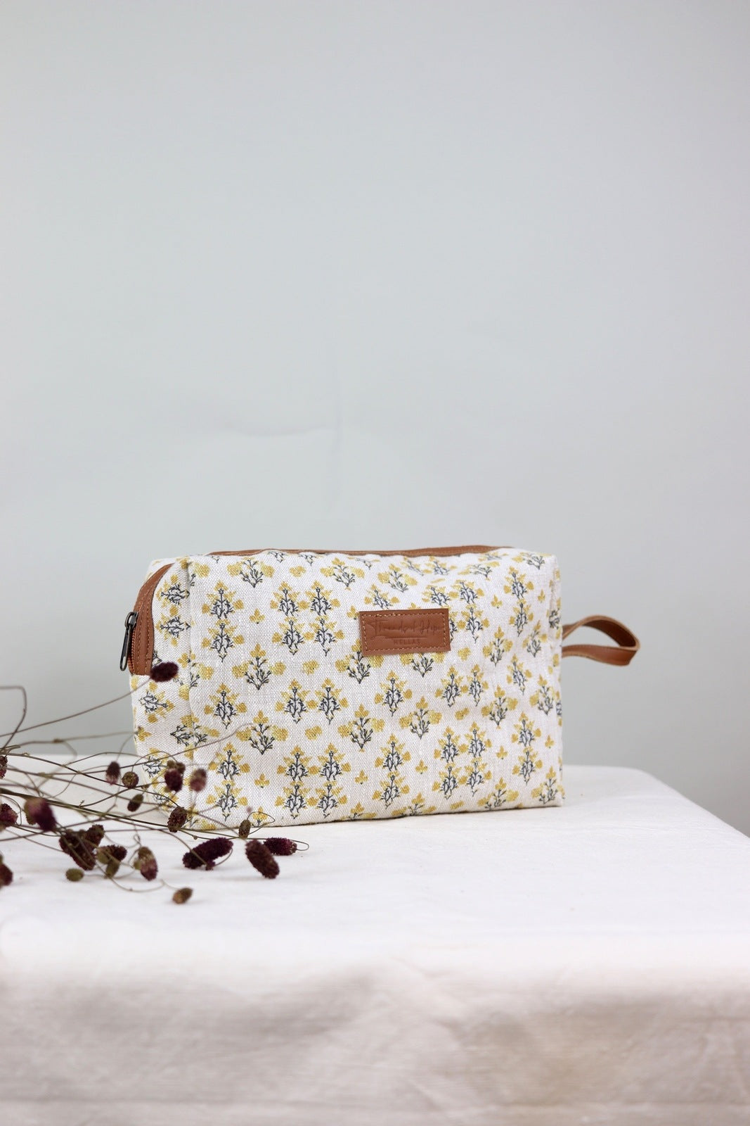 Toiletry Bag – Pepita Linen