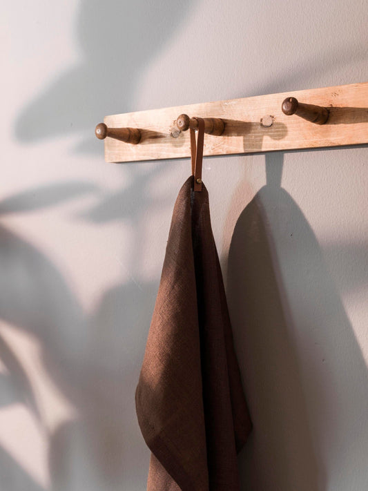 Natural Towel Straps set of 4